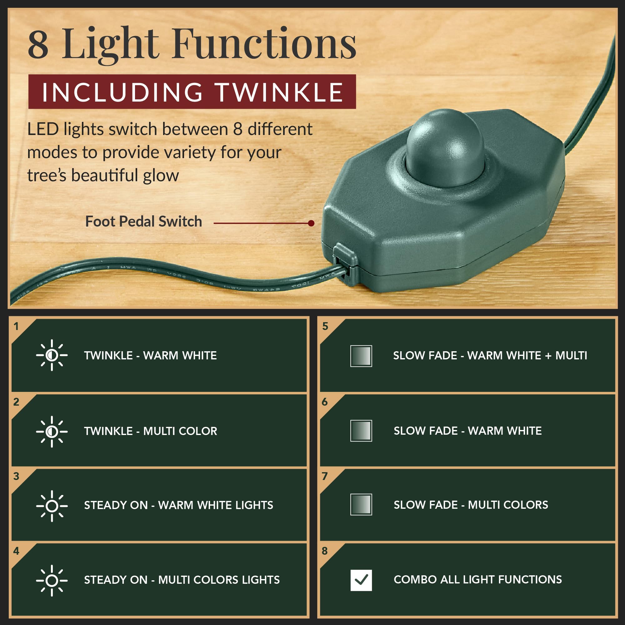 Best Choice Products Premium Nordic Fir Christmas Tree, 6ft Pre-lit Artificial Full Realistic Holiday Décor w/ 2-in-1 Twinkle LEDs – Blue Spruce - Image 3